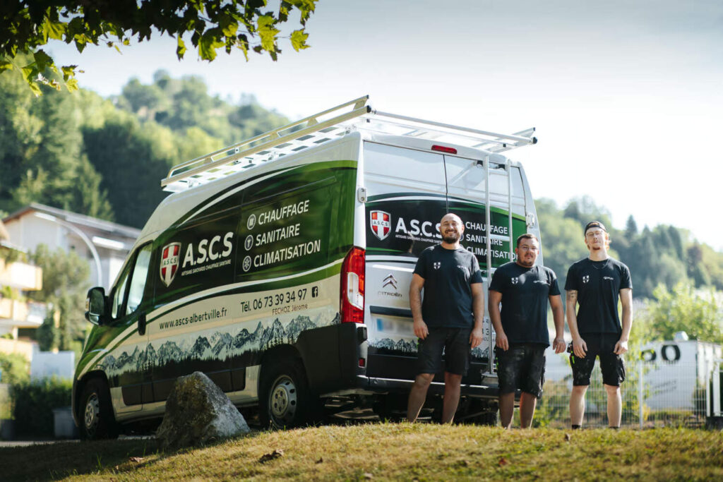 Équipe de l'entreprise A.S.C.S à Albertville